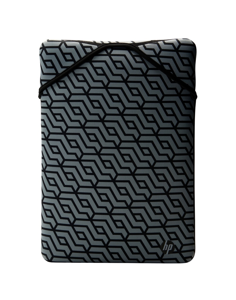 [2F2L4AA] Hp Housse de protection réversible noire à motif géométrique HP 14