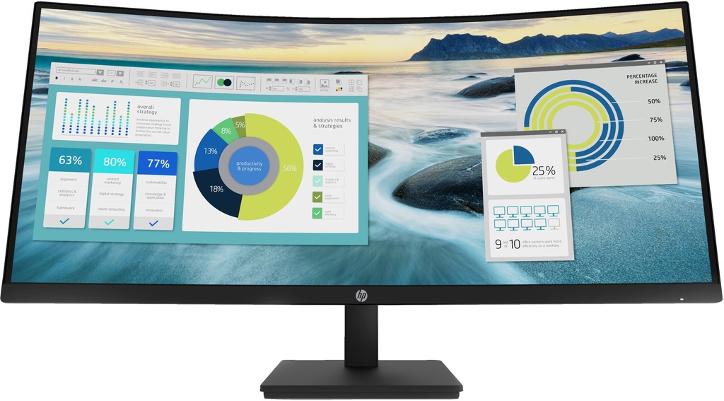 [21Y56AA#ABB] Hp Écran incurvé HP P34hc G4 WQHD USB-C
