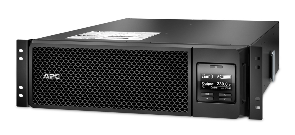 [SRT5KRMXLI] Apc APC Smart-UPS On-Line SRT5KRMXLI - 5000VA, 6x C13, 4x C19 output, rack mountable, Embedded NMC