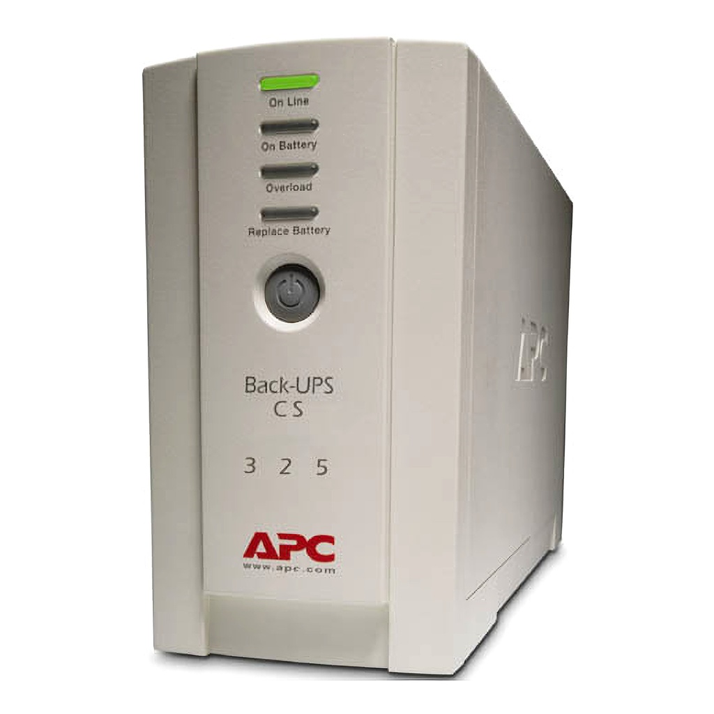 Apc Onduleur Back-UPS 325, 230 V, IEC 320, sans logiciel d'arrêt automatique