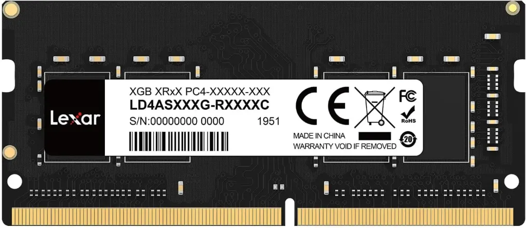 Lexar SODIMM 8Go DDR4 RAM 3200 MHz