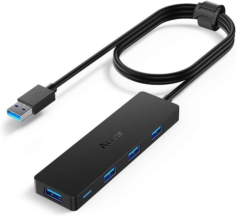 Hub USB 3.0 4 ports Aceele AC-T11 (cable 120 cm)